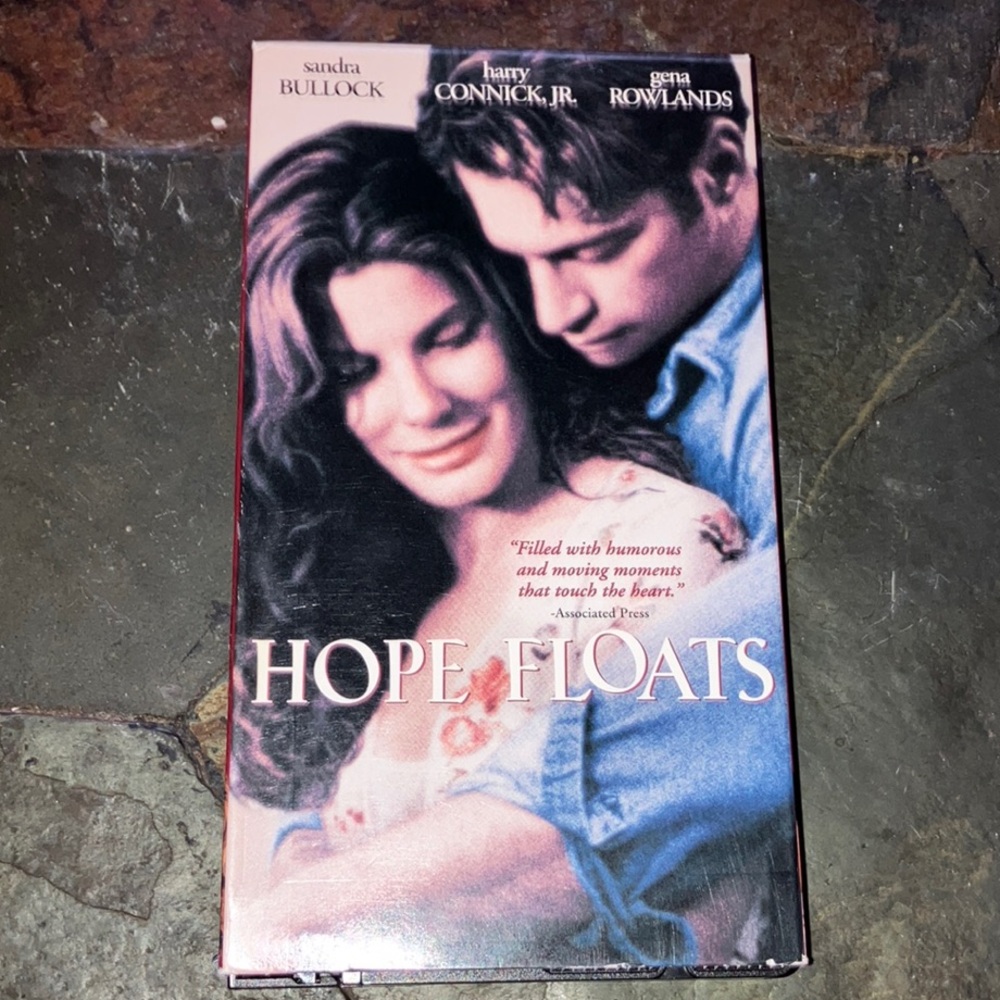 Hope Floats VHS Tape Sandra Bullock;‎ Harry Connick Jr 90’s Nostalgic